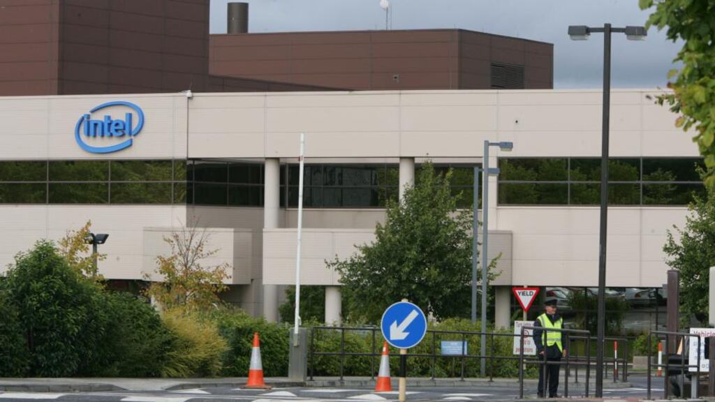 Intel Leixlip: the company has spent in the region of $5 billion (€3.7 billion) upgrading its Leixlip operations over the last three years in preparation for production of its new, ultra-compact 14 nanometer transistors in the coming months. Photograph: Kate Geraghty