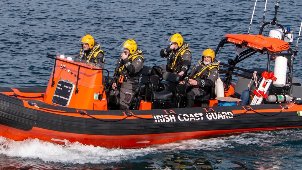 Members of the Doolin Coast Guard unit. The Co Clare unit was stood down from search and rescue services last month after six volunteers resigned from their roles over interpersonal issues. Photograph: Pat Flynn