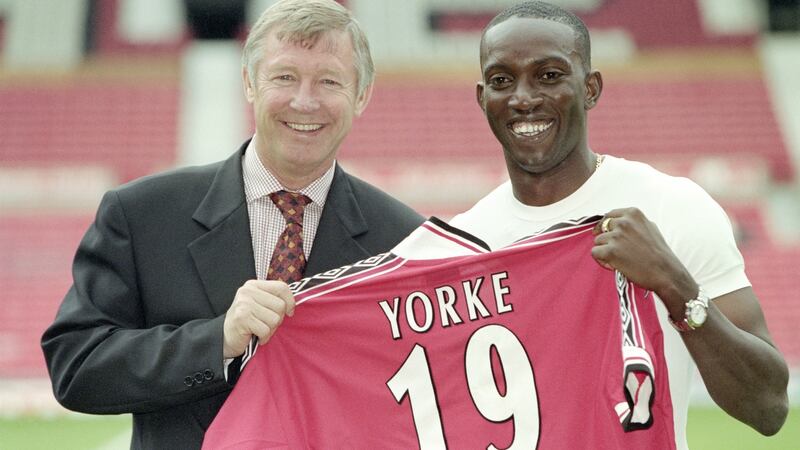 Dwight Yorke has said even the help of Alex Ferguson couldn’t secure him an interview for the Aston Villa job. Photograph: Allsport/Getty