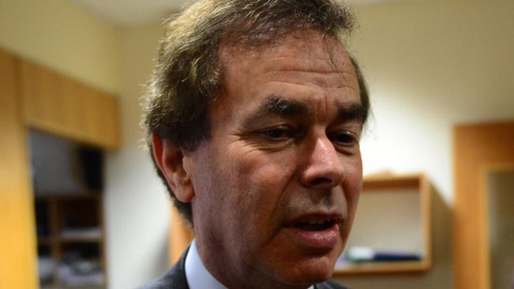 The beleaguered Minister defended the Attorney General over when she became aware of the system of recording phone calls. Photograph: Bryan O’Brien