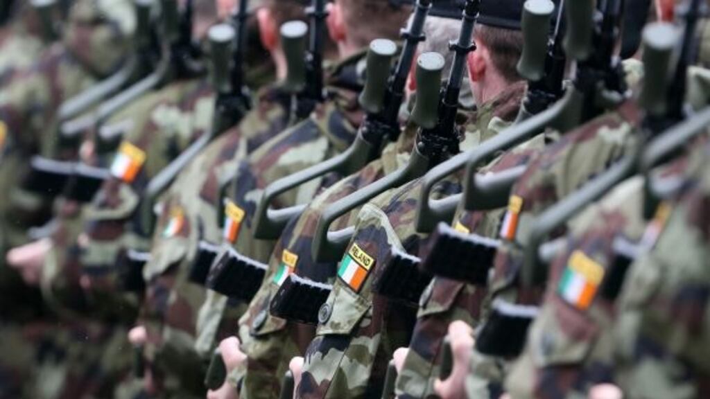 The Defence Forces has been the lowest paid public sector organisation for many years, while remaining, ironically the most trusted. Photograph: Colin Keegan/Collins Dublin