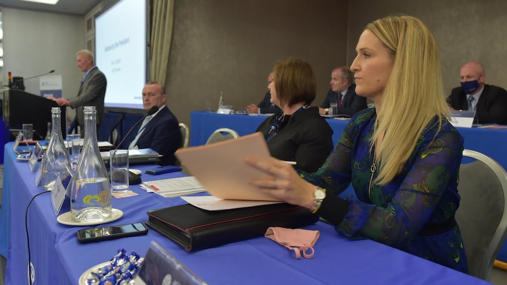 Minister for Justice Helen McEntee says she understands the concerns of communities about sex offenders and she hopes the Bill will ‘help alleviate those concerns’. Photograph: Don MacMonagle