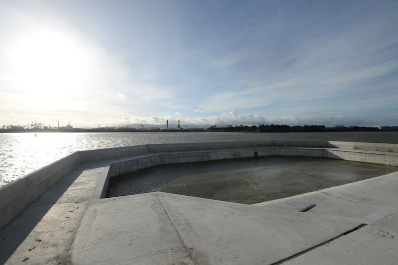 A view of the refurbished Clontarf Baths. Photograph: Dara Mac Dónaill/The Irish Times