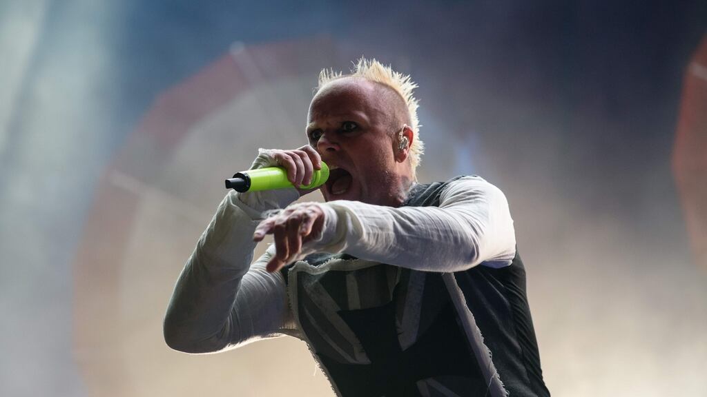 Keith Flint of The Prodigy, performs at the 10th annual Incheon Pentaport Rock Festival in Incheon, west of Seoul in 2015. Photograph: Ed Jones /AFP/Getty Images
