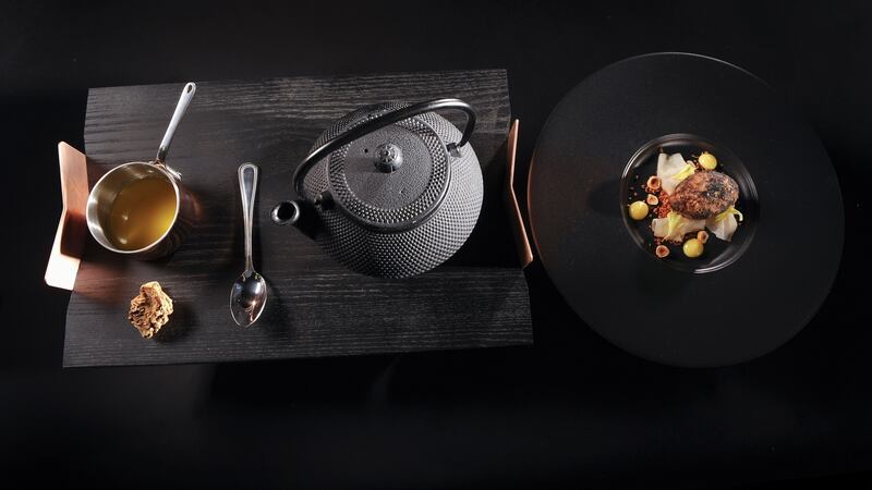 Mark Moriarty’s dish encompassed Jean Anthelme Brillat-Savarin’s description of gastronomy as “a range of disciplines, including natural history, physics, chemistry, cookery, commerce and political economy”