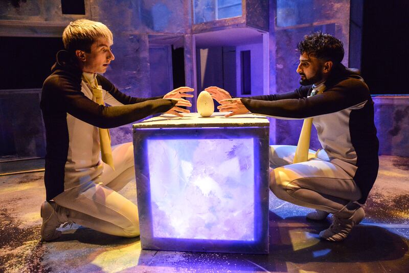 Penguins, a co-production between Cahoots and Birmingham Rep, was made when same-sex parenting was being widely discussed. Photograph: Robert Day