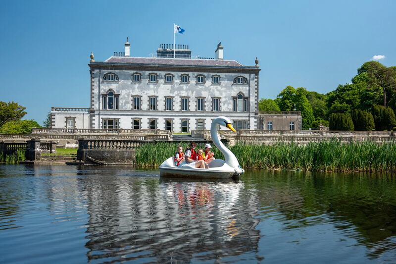 Swan pedal boat, Westport House
