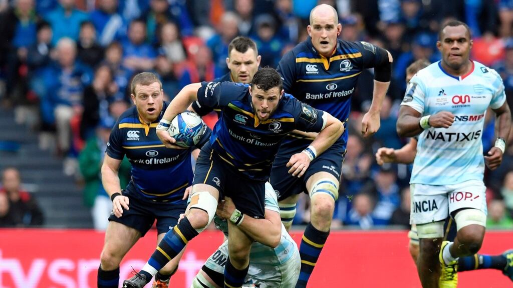 Robbie Henshaw suffered a knee injury in Leinster’s Champions Cup final win. Photo: Gabriel Buoys/Getty Images