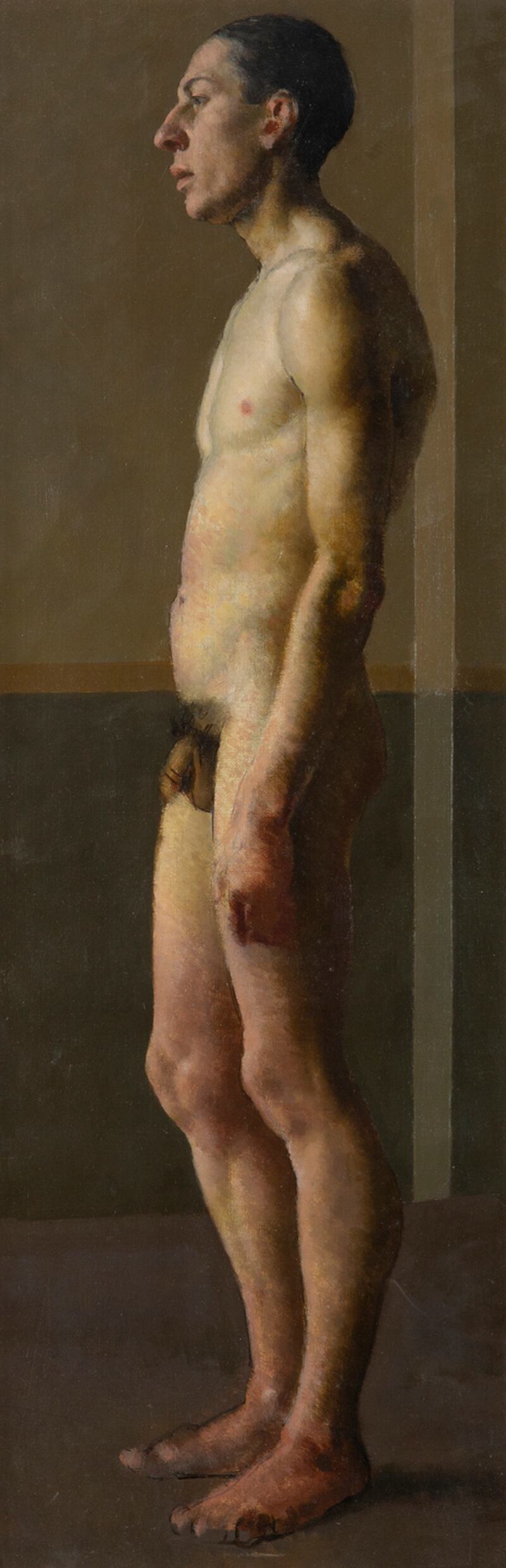 Lot 55: Nude Male by John Luke (€4,000- €6,000).
