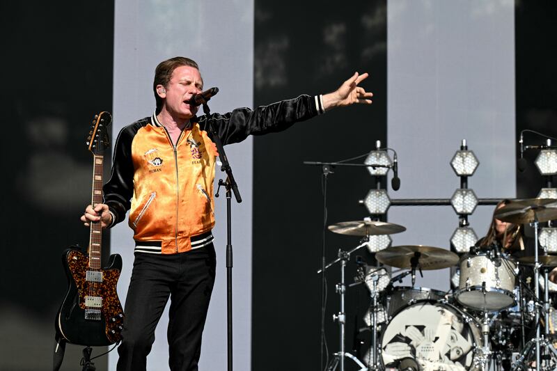 Forest Fest: Franz Ferdinand. Photograph: Oli Scarff/AFP via Getty