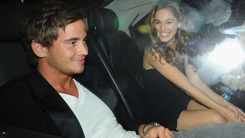 His girlfriend when he was 20, the model and actress Kelly Brook, drew in the paparazzi. Photograph: Mark Milan/Mu Kei/GC Images