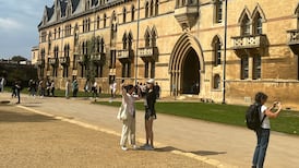 Chinese tourists in Oxford were told not to worry; this was just a UK government test
