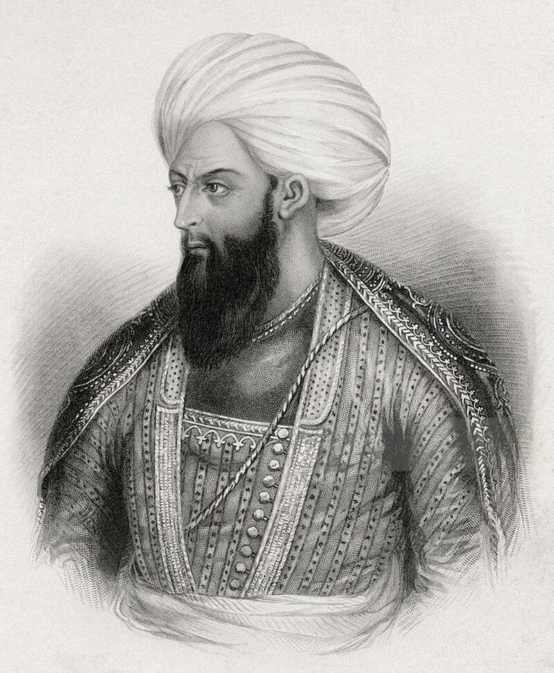 Dost Mohammad Khan, Emir of Afghanistan. Photograph: The Illustrated History of the British Empire in India and the East