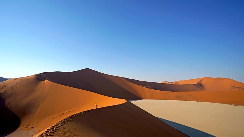 Witness incredible landscapes in Namibia including Sossusvlei