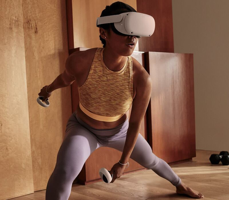 The Meta Quest 2 VR 128 GB Gaming Headset with Resident Evil 4 Bundle, now €399, allows the recipient to jump into virtual reality without a PC or console.