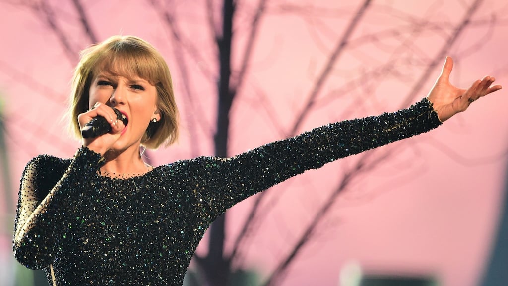 Singer Taylor Swift performs during the 58th Annual Grammy Music Awards in Los Angeles, California, the US. File photograph: Robyn Beck/AFP/Getty Images