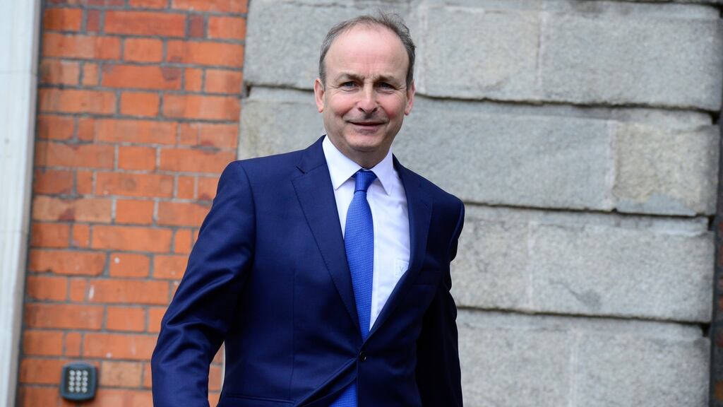 Fianna Fáil leader Micheál Martin, pictured arriving at Dublin Castle today, told the Charleton tribunal “there was a lot of rumour about the place” in Leinster House about whistleblower Sgt Maurice McCabe. Photograph: Cyril Byrne