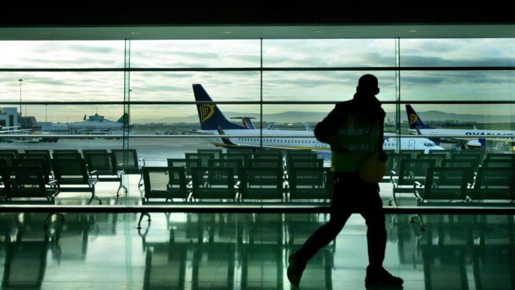 Dublin Airport: In 2015, a million of the 25 million people going through the airport were transfer passengers. That should rise this year as Aer Lingus adds services to Hartford Connecticut, New Jersey and LA. Photograph: Kate Geraghty