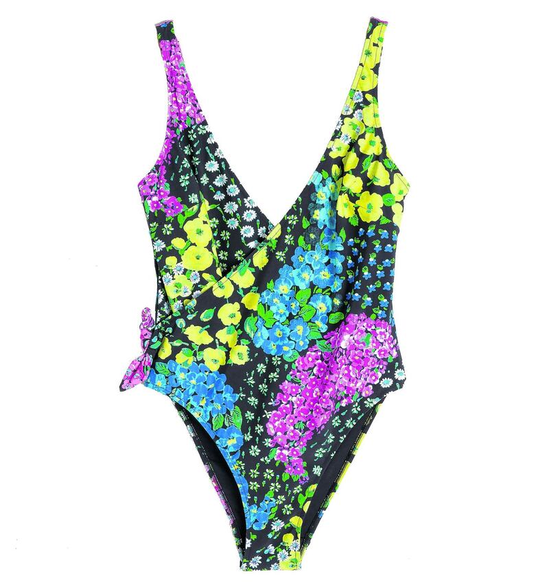 Floral wrap swimsuit, €49, & Other Stories