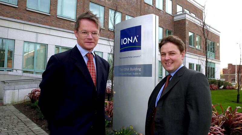 Chris Horn and Barry Morris of Iona Technologies. File photograph: Peter Thursfield
