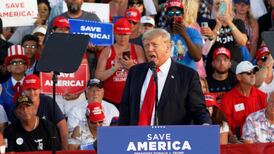 ‘We won the election twice’: Donald Trump returns to rally stage in Ohio