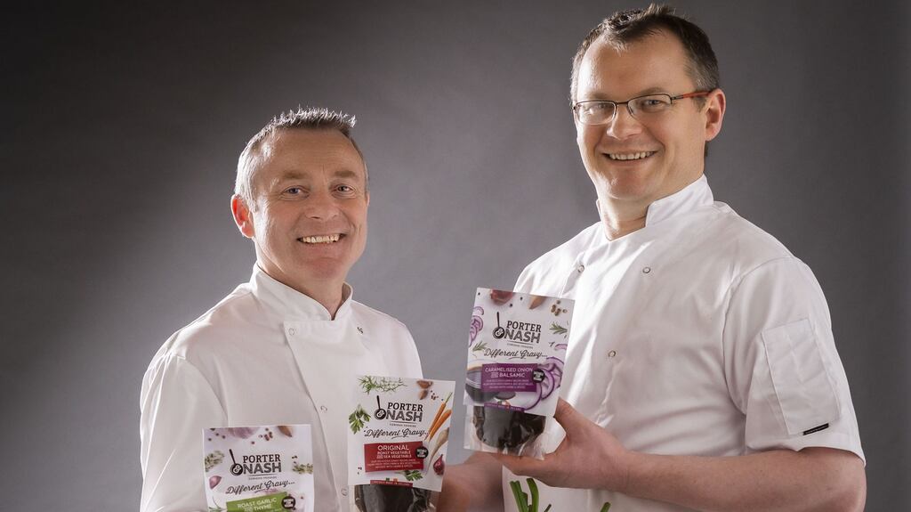 Chefs Gavin Cassidy and Eoin Lennon: have over 50 years’ experience in the food industry between them