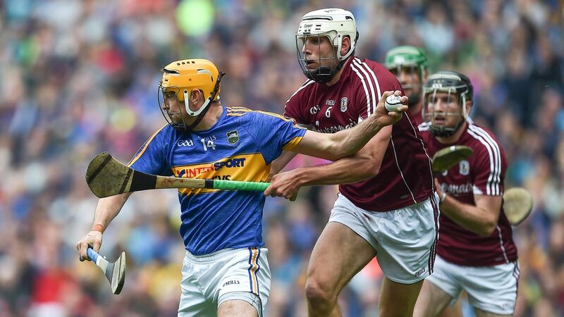 Gearoid McInerney during his man of the match performance against Tipperary. Photograph: Tommy Grealy/Inpho