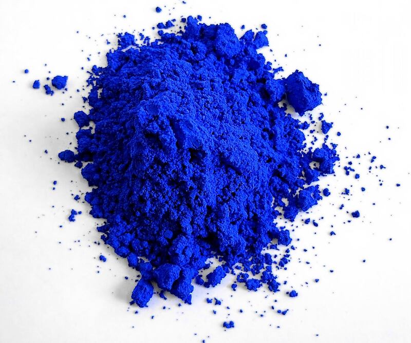 The blue pigment known as YInMn Blue, which also inspired a Crayola crayon called ‘Bluetiful’