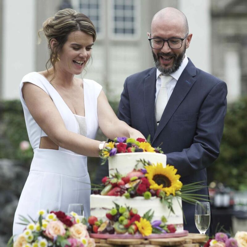 Planning their wedding gave Mary Carroll and JP Canning something positive to focus on during lockdown. Photograph: Emily Quinn