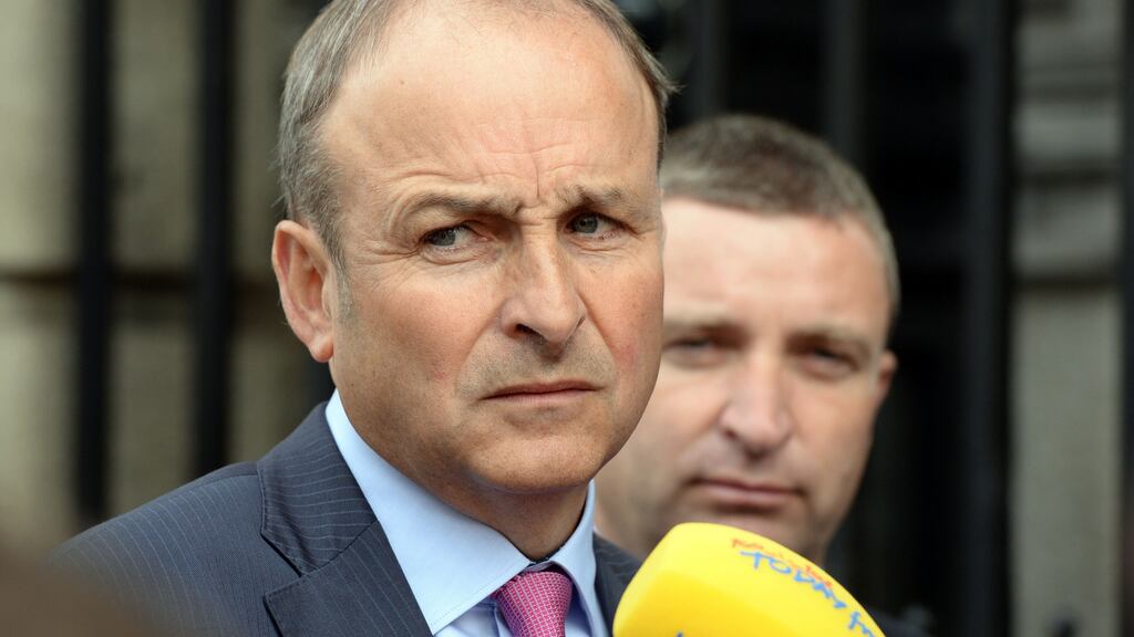Micheál Martin Fianna Fail leader Micheal Martin: has led party into an unfamiliar political no-man’s land. Photograph: Eric Luke