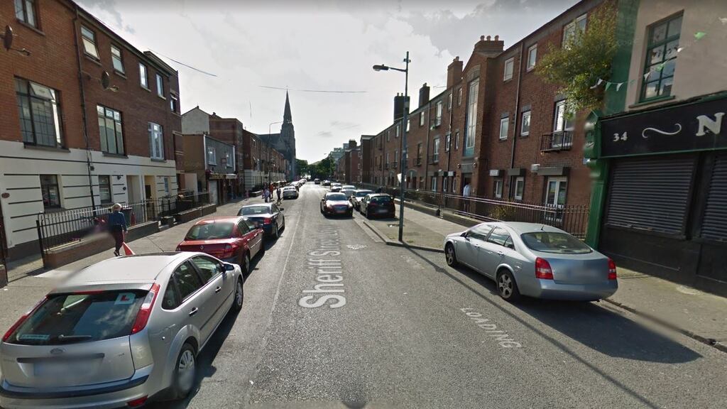 The incident took place at about 10.35pm in the Sheriff Street area. Photograph: Google