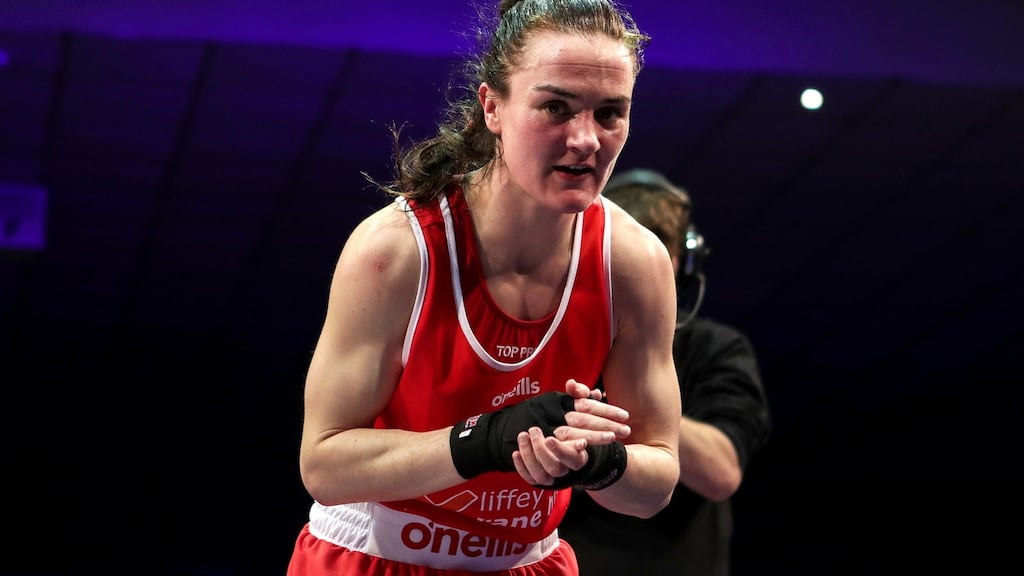 Kellie Harrington is guaranteed a medal in Bulgaria. Photograph: Laszlo Geczo/Inpho