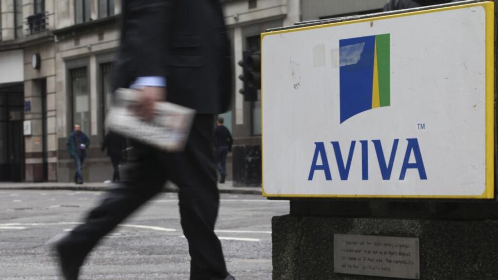 Insurer Aviva reported a 4 per cent increase in first- half profit that topped analysts’ estimates. Photo: Bloomberg