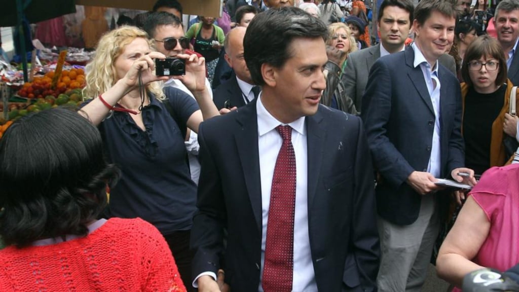 Labour leader Ed Miliband is under pressure to commit to an EU referendum. Photograph: Lewis Whyld/PA Wire
