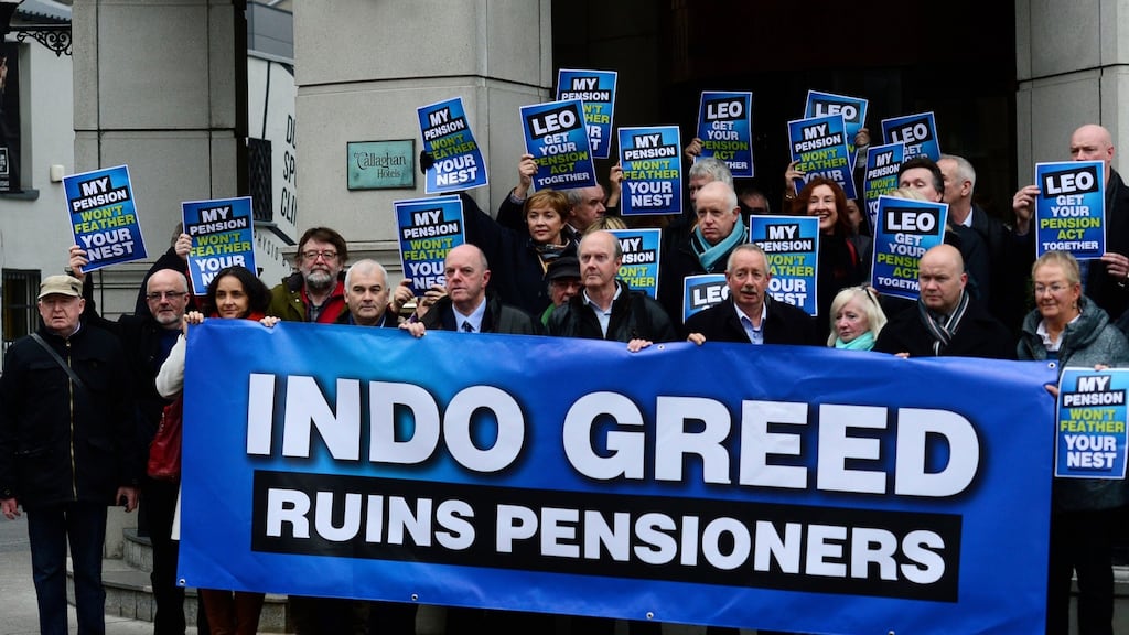 The proposed changes would impose sharp cuts on pensions which were already reduced by 40 per cent in 2013. Photograph: Cyril Byrne