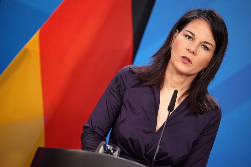 German foreign minister Annalena Baerbock. Photograph: Clemens Bilan