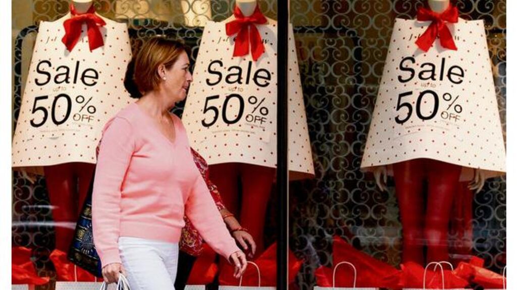 Value added: a survey of shoppers showed 90 per cent of them found the same quality or better after they switched to cheaper products. Researchers said we now feel not only guilty but stupid about our pre-bust shopping habits. Photograph: Daniel Munoz/Reuters