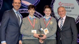 BT Young Scientist exhibition: Category winners