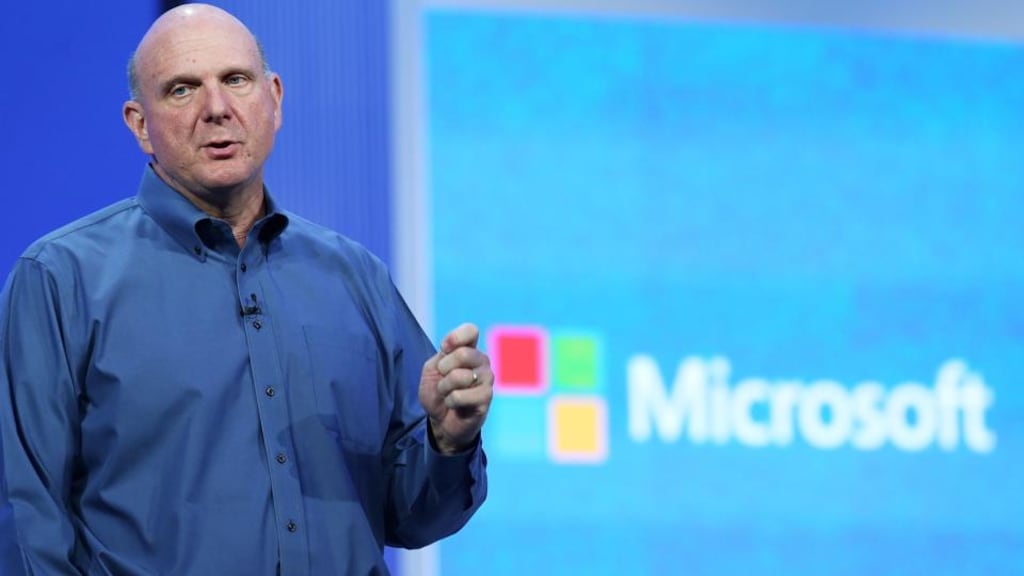 Former Microsoft CEO Steve Ballmer is stepping down from the company’s board of directors to focus on his new ownership of the LA Clippers of the NBA. (Photograph: Justin Sullivan/Getty Images)