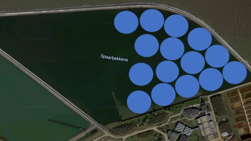 The first three of the 15 solar islands – 140 metres each in diameter – in the Andijk reservoir should be in place by the end of November
