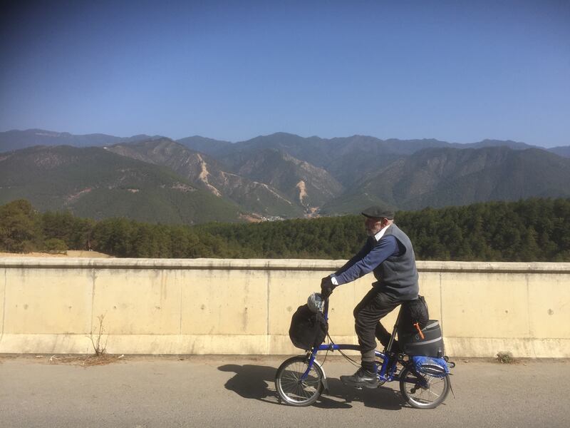 Peter Emerson in Yunnan province. Photograph: Courtesy of Peter Emerson