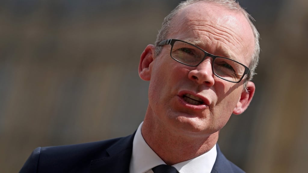 Simon Coveney said it was “political correctness gone mad” to “pretend that rostering is not an issue and that we shouldn’t be preparing for it and have an honest conversation about it”. Photograph: Daniel Leal-Olivas/AFP/Getty Images