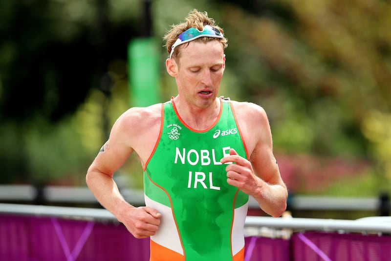 Ireland's Gavin Noble at the 2012 Olympics in London, where he finished 23rd in the triathlon. Photograph: William Cherry/Presseye/Inpho