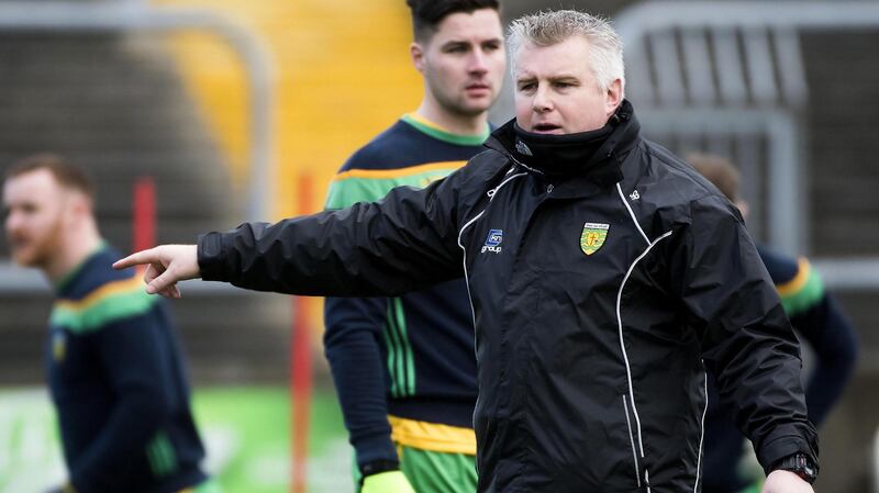 Former Mayo boss Stephen Rochford is now a member of the backroom staff with Donegal. Photograph: Evan Logan/Inpho