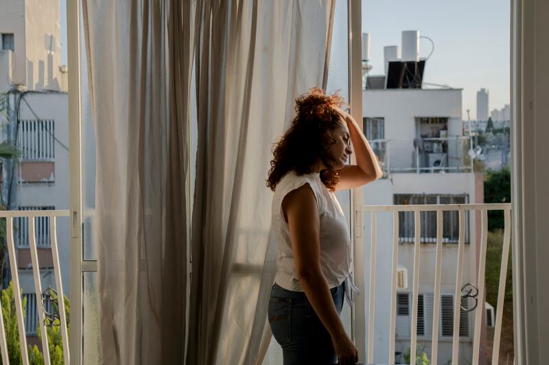 Rula Daoud, a Palestinian Israeli who works to promote peace as a director of Standing Together. Photograph: Amit Elkayam/New York Times