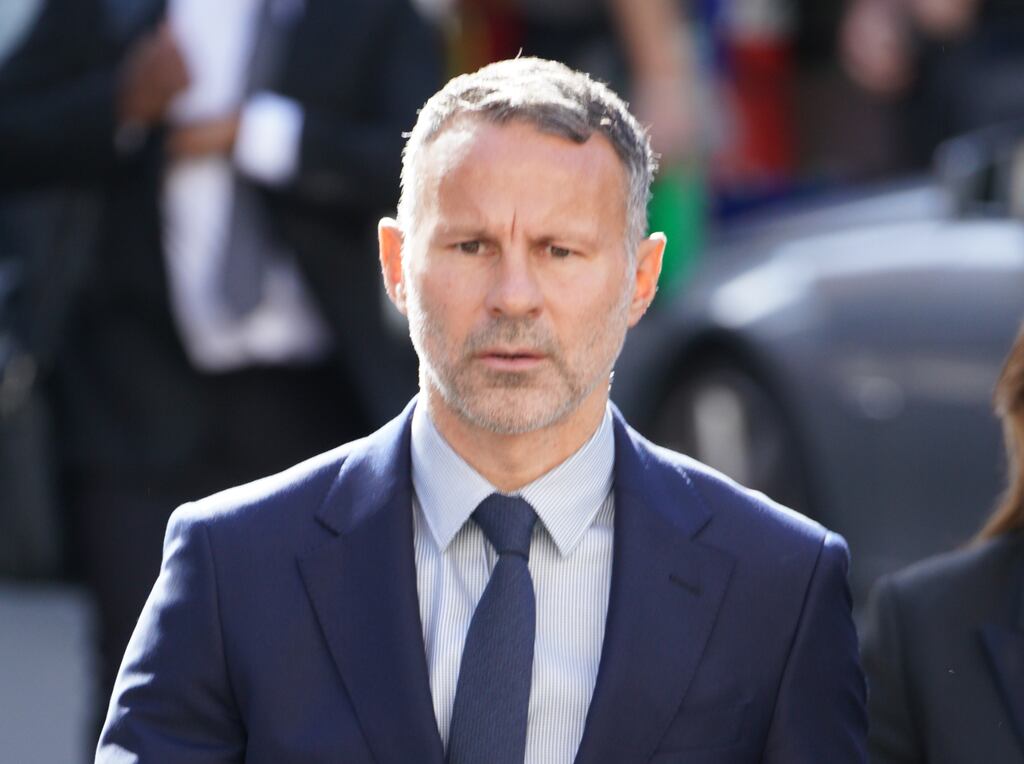 Members of the jury in the trial of former Manchester United footballer Ryan Giggs have been sent home for the night after beginning their deliberations on Tuesday. Photograph: PA Wire