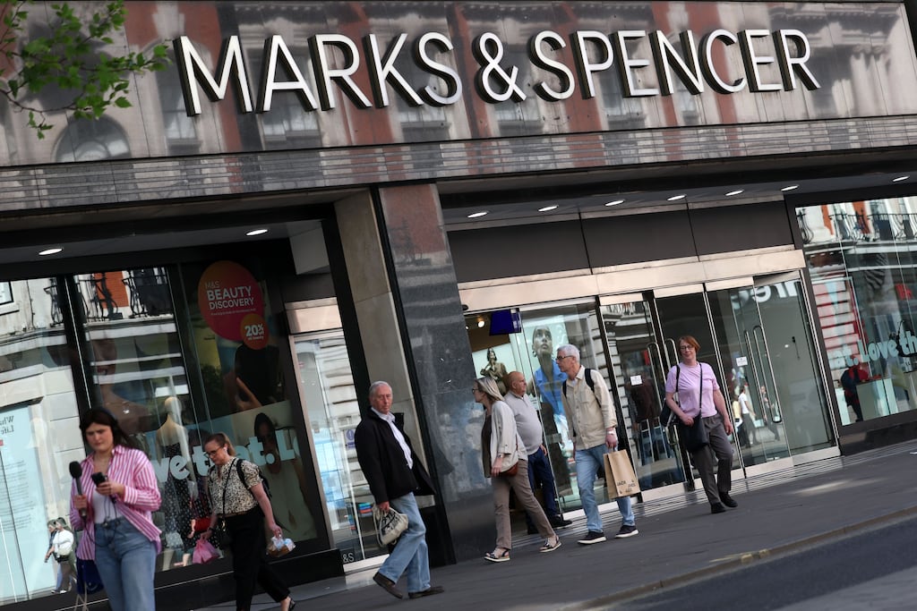 M&S suspended its online marketplace system in response to the attack late last month. Photograph: EPA