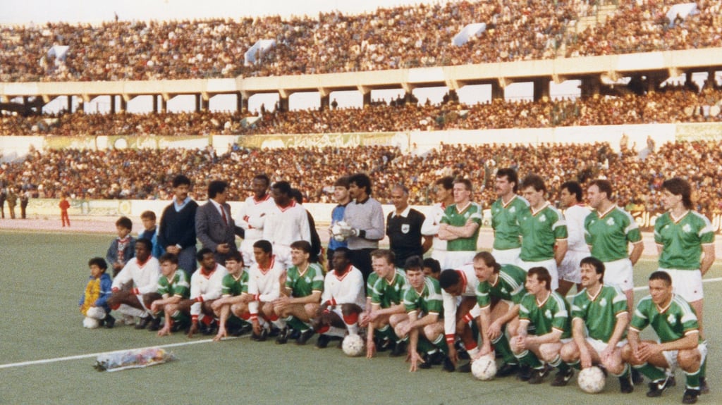 The Irish teams in Tripoli in 1989