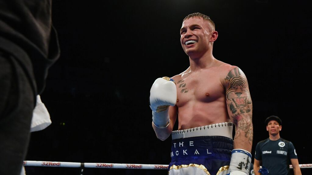 Belfast boxer Carl Frampton: set for a legal battle at the high court in London. Photograph: Charles McQuillan/Getty Images