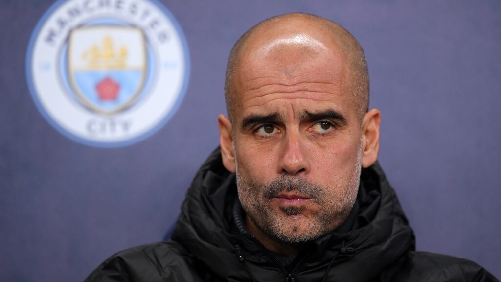 City manager Pep Guardiola: “I trust a lot the club, and they trust me.” Photograph: Laurence Griffiths/Getty Images